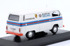 1/43 MINICHAMPS - VOLKSWAGEN - T2 DELIVERY VAN PORSCHE RENNDIENST MARTINI RACING DESIGN 1972