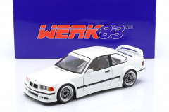 Ön Sipariş - 1/18 WERK83 BMW M3 (E36) GTR Plain body version white - W18051001