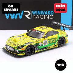 Ön Sipariş - 1/18 WERK83 Mercedes-AMG GT3 Evo #48 24h Spa 2025 Winward Racing Mamba - WWR-I-AMG-SPA-25-1848