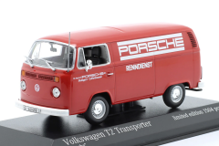1/43 MINICHAMPS - VOLKSWAGEN - T2 VAN PORSCHE RENNDIENST 1972