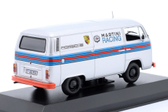 1/43 MINICHAMPS - VOLKSWAGEN - T2 DELIVERY VAN PORSCHE RENNDIENST MARTINI RACING DESIGN 1972