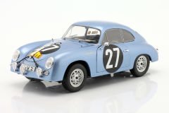 SCHUCO - PORSCHE - 356A CARRERA COUPE N 27 RALLY LIEGE - ROMA - LIEGE 1960