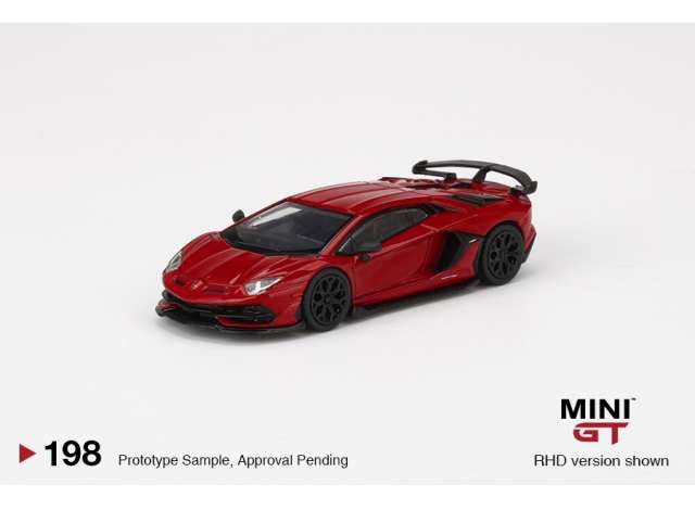 1/64 Lamborghini Aventador SVJ, red