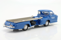 Ön Sipariş - 1/18 WERK83 Mercedes-Benz racing transporter ''the blue Wonder'' year 1955 blue - W1801701