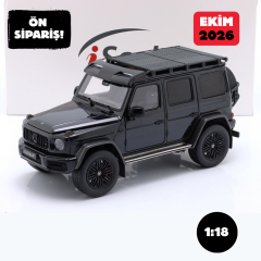 Ön Sipariş - 1/18 iScale Mercedes-Benz AMG G63 (W463) 4x4 2022 magnetite black metallic - 180054