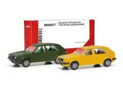 1/87 Volkswagen Golf II 4d (Minikit 2x), green/yellow