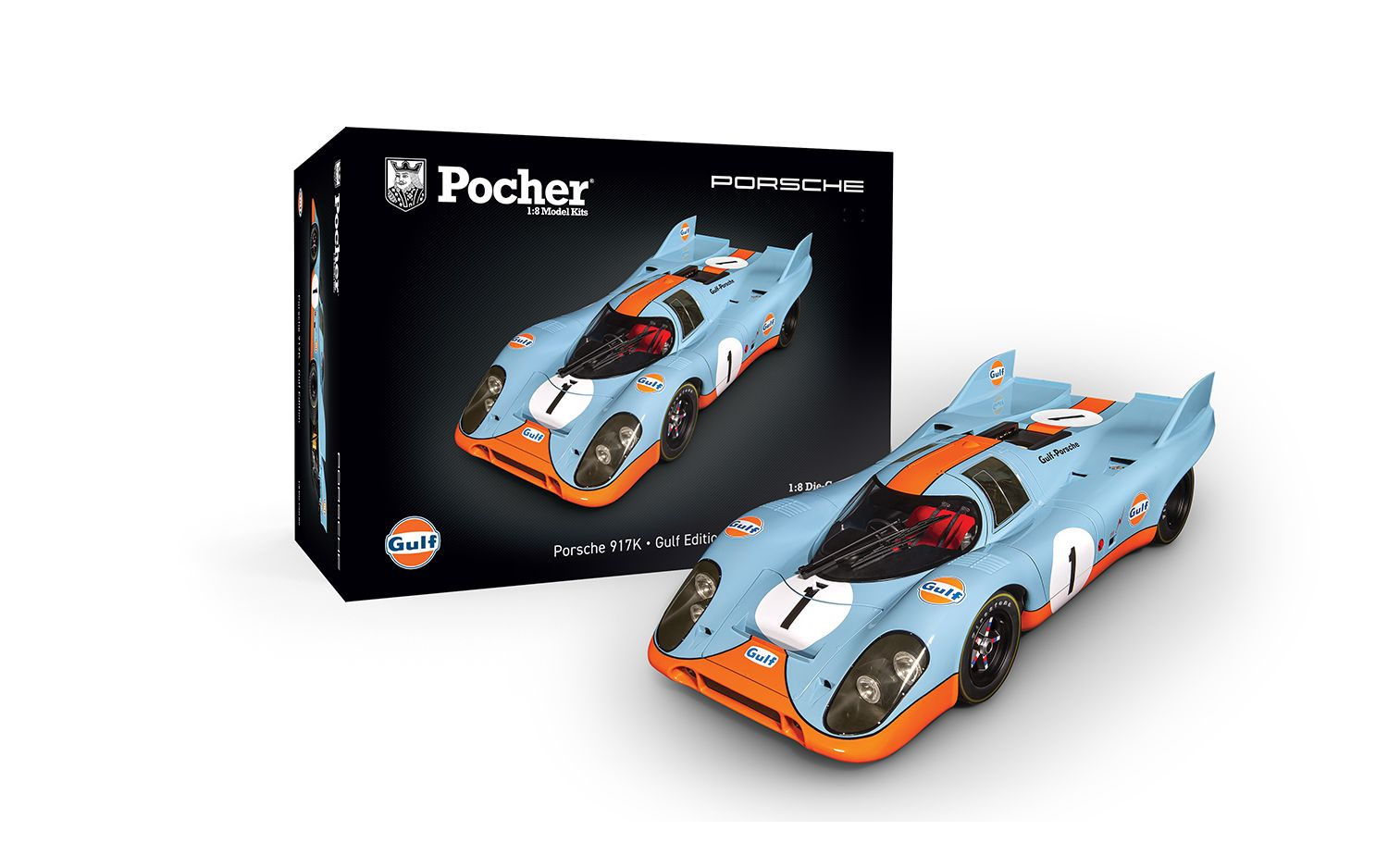 1/8 POCHER Porsche 917K - Gulf Edition - Kit