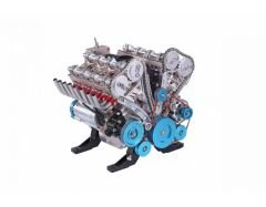 TECHING 1:3 V8 Cylinder Metal Mechanical Engine DM118