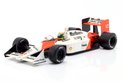 Ön Sipariş - 1/18 Premium X - Ayrton Senna McLaren MP4/4 #12 Winner Japan GP Formula 1 World Champion - SEN18002