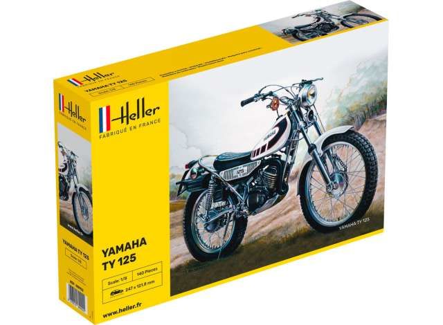 Yamaha TY 125, plastic modelkit