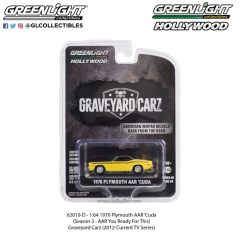 1:64 GreenLight  1970 Plymouth AAR’Cuda – Graveyard Carz