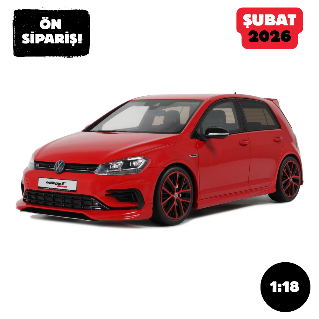 Ön Sipariş - 1/18 OTTO Volkswagen Golf 7.5 R Oettinger Tornado Red 2018