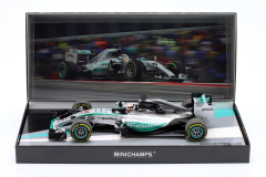 Ön Sipariş - 1/18 Minichamps L. Hamilton Mercedes AMG W06 #44 Winner USA GP formula 1 World Champion - 113150544