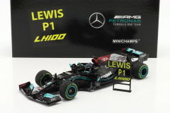 Ön Sipariş - 1/18 Minichamps L. Hamilton Mercedes-AMG F1 W12 #44 100th GP Win Sotchi formula 1 2021 - 113211544