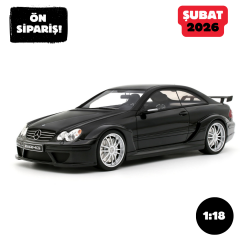 Ön Sipariş - 1/18 OTTO Mercedes-Benz C209 CLK DTM AMG Coupe Obsidian Black Metallic 2004 - OT1191