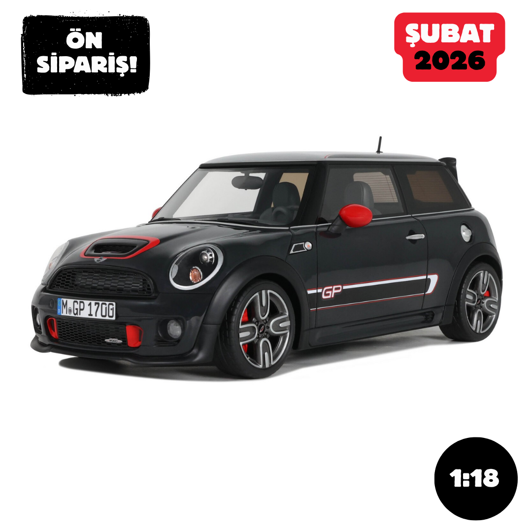 Ön Sipariş - 1/18 OTTO Mini JCW GP2 R56 Thunder Grey Metallic 2012 - OT497