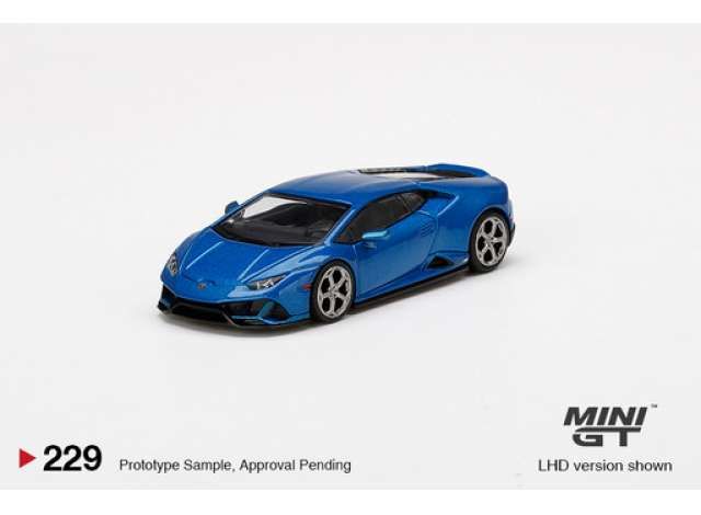 1/64 Lamborghini Huracán EVO, blue eleos