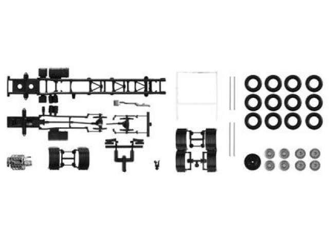 1/87 4-ass Chassis Scania R 4a. FG, white/black