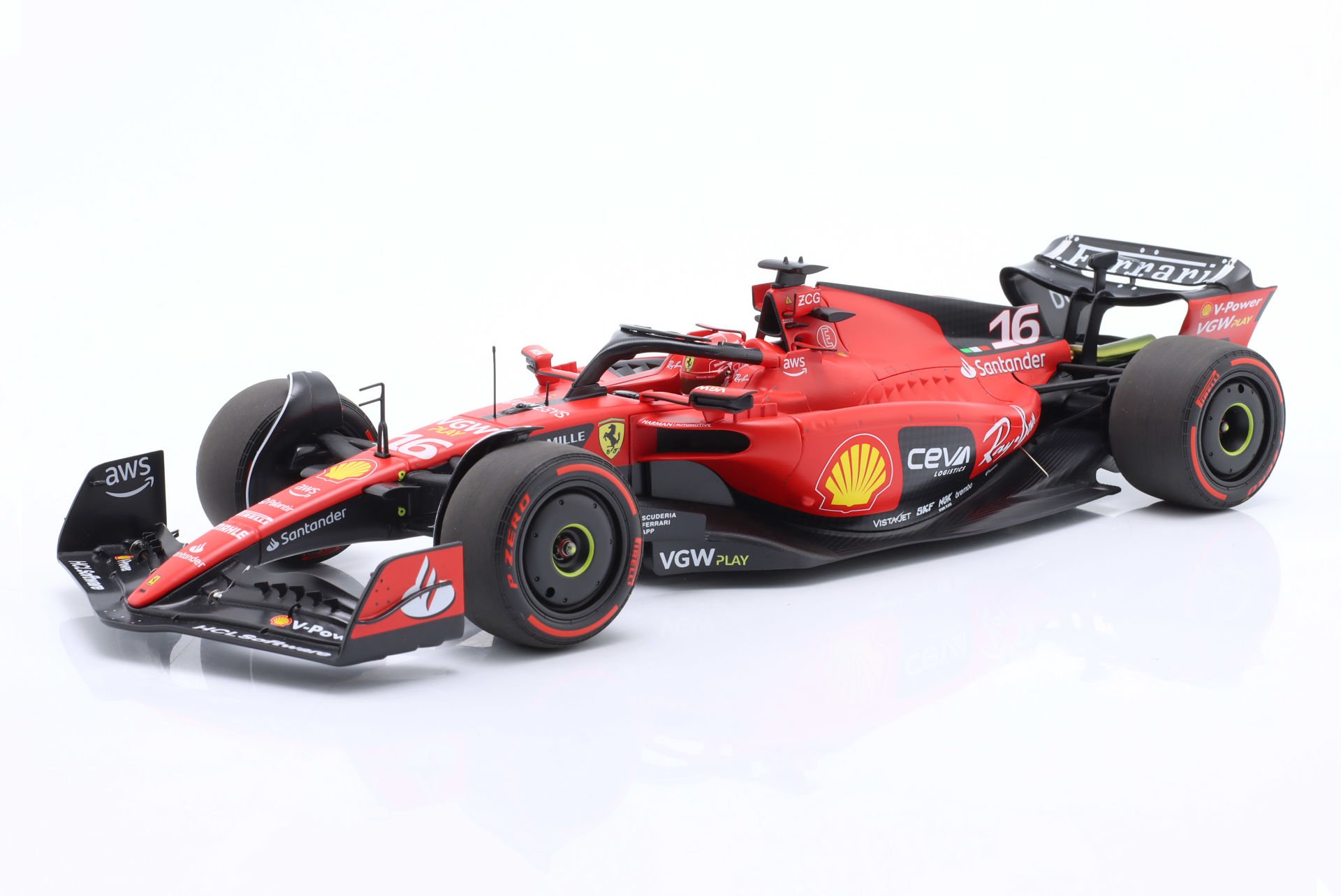 BBR-MODELS - FERRARI - F1 SF-23 TEAM SCUDERIA FERRARI N 16 BAHRAIN GP 2023 CHARLES LECLERC