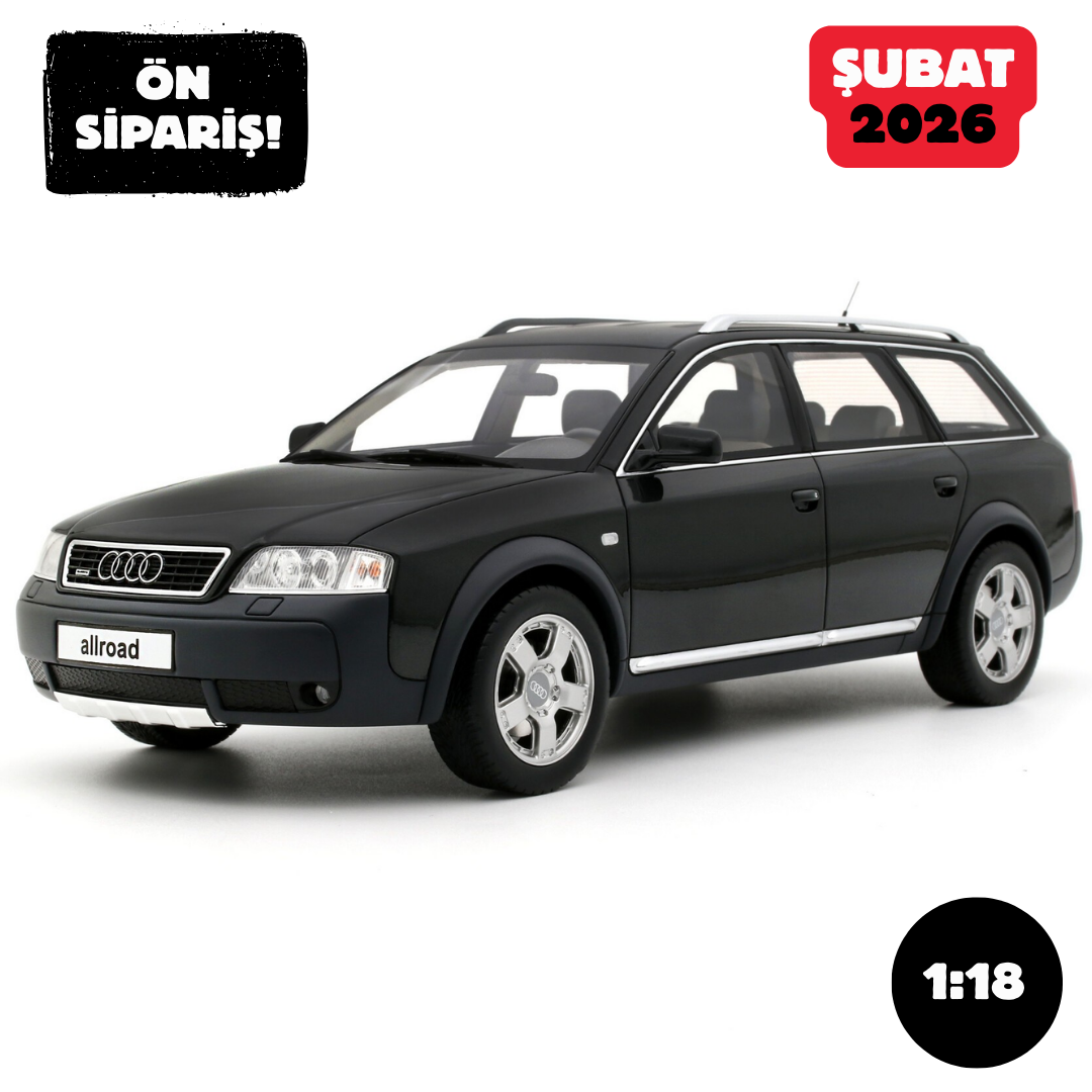 Ön Sipariş - 1/18 OTTO Audi A6 C6 All Road Brilliant Black 2000 - OT1189