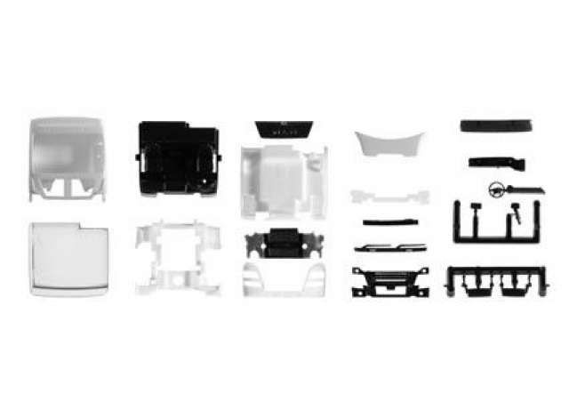 1/87 Cabine MAN TGX XXL E6c m. WBL, white/black