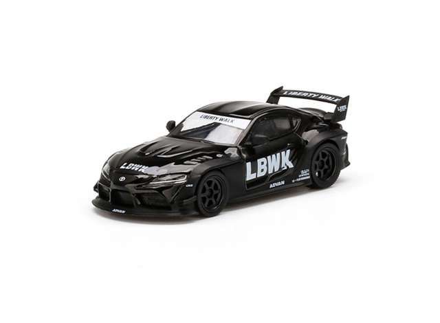 1/64 LB Works Toyota GR Supra, gloss black/ Matt black
