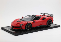 1/12 BBR Ferrari SF90XX Stradale spider Rosso corsa - Carbon - BBR1221B