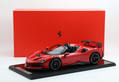 1/12 BBR Ferrari SF90XX Stradale spider Rosso corsa - Carbon - BBR1221B