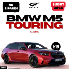 Ön Sipariş - 1/18 GT-SPIRIT BMW M5 Touring, Red - GT964