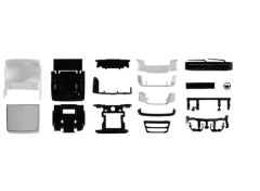 1/87 Volvo FH Flat roof without Wind Conductor (2 pcs.), white/black