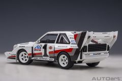 AUTOART - AUDI - QUATTRO SPORT S1 N 1 WINNER RALLY PIKES PEAK HILL CLIMB 1987 W.ROHRL