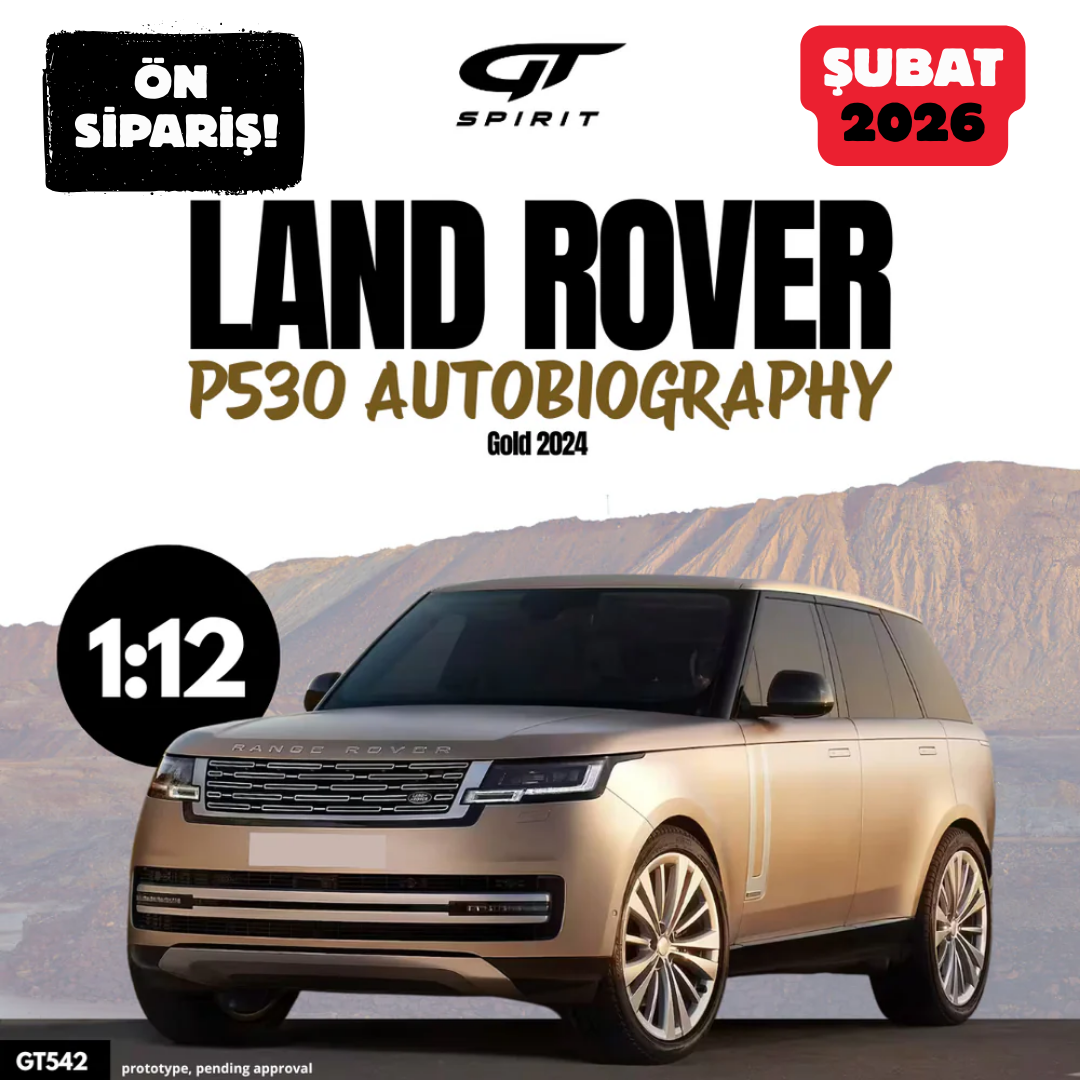 Ön Sipariş - 1/12 GT-SPIRIT Range Rover P530 Autobiography, Gold - GT542