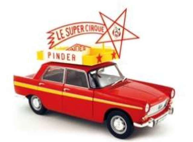1966 Peugeot 404 Pinder, red/yellow