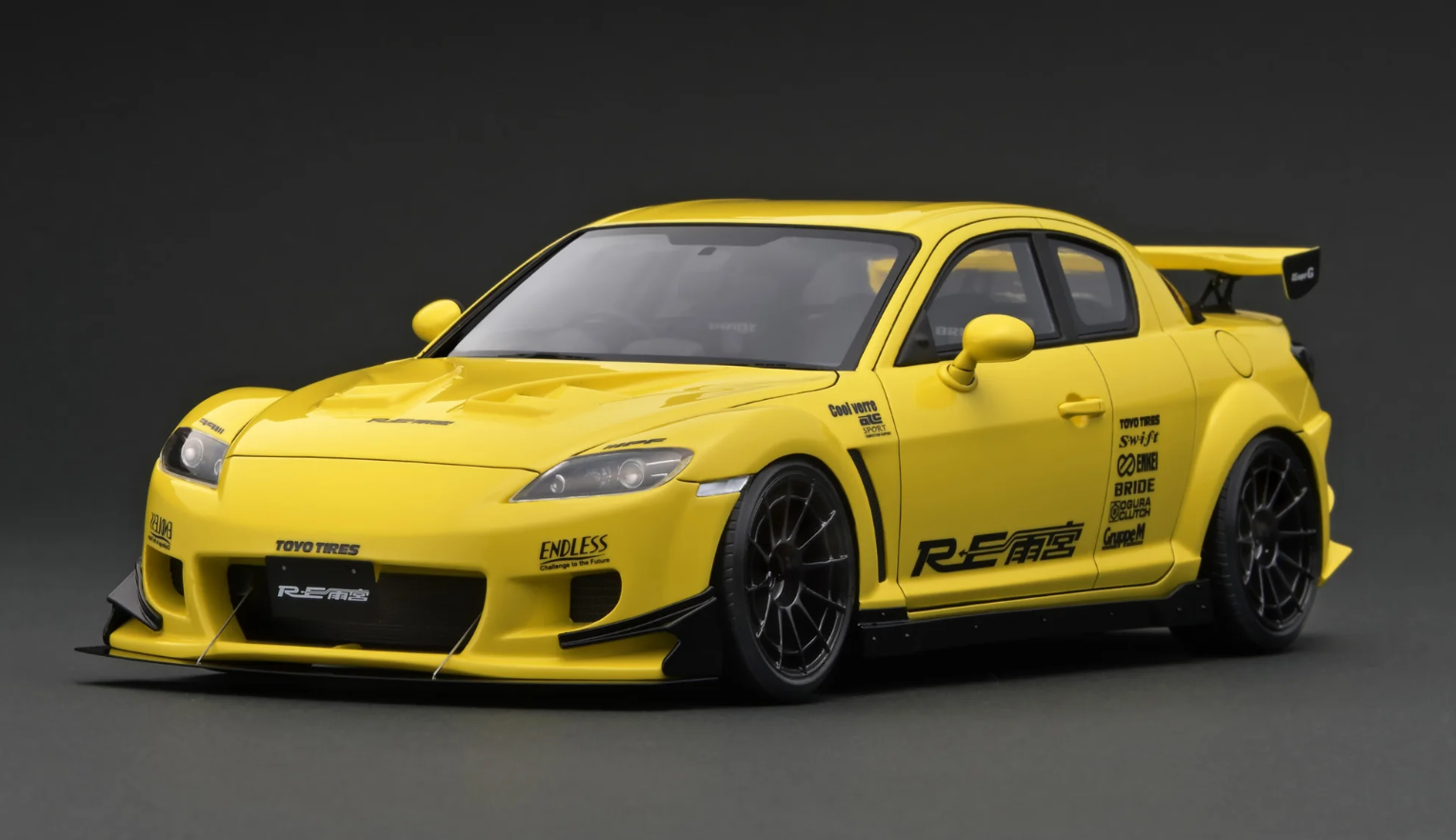 1/18 IGNITION Mazda RX-8 (SE3P) RE Amemiya Yellow - IG3177