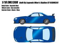 1/18 Make-Up BUILT BY LEGENDS Mine's Skyline GT-R(BNR34)