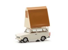 1/87 Trabant 601 S Universal with Roof Tent, grey