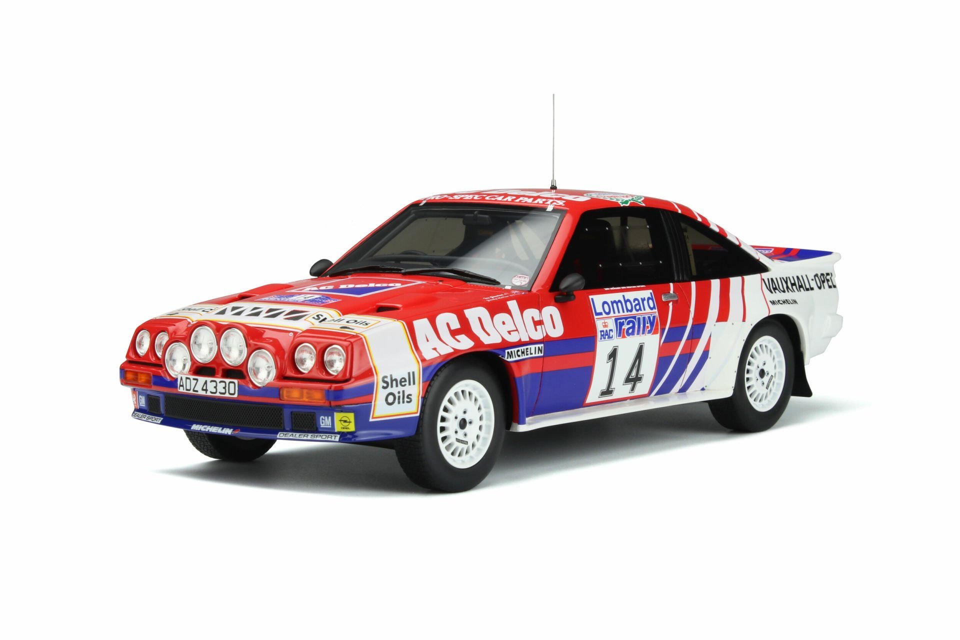 OPEL - MANTA 400 R TEAM EURO OPEL N 14 RALLY RAC LOMBARD 1985 J.McRAE - I.GRINDROD