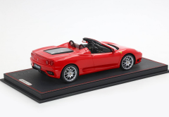 Ön Sipariş - 1/18 BBR Ferrari 360 Modena Spider automatic gear Rosso Corsa - Black