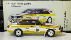 AUTOART - AUDI - QUATTRO N 10 RALLY ACROPOLIS 1984 STIG BLOMQVIST - BJORN CEDERBERG