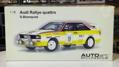 AUTOART - AUDI - QUATTRO N 10 RALLY ACROPOLIS 1984 STIG BLOMQVIST - BJORN CEDERBERG