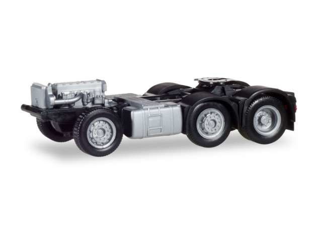 1/87 Mercedes Benz Actros G./B./Str. Chassis 6x2 (2 pcs.), black