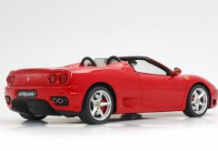 Ön Sipariş - 1/18 BBR Ferrari 360 Modena Spider automatic gear Rosso Corsa - Beige
