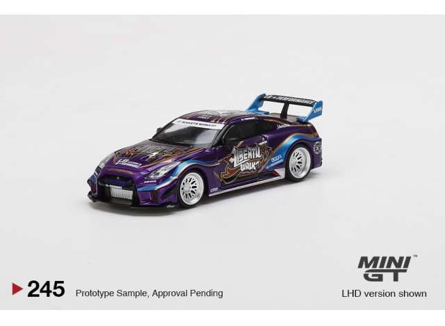 1/64 LB Silhouette Works GT Nissan 35GT-RR Ver.1, purple metallic