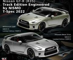 1/18 Motorhelix (Ultimate Metal Silver) Nissan Skyline GT-R R35 Nismo T-Spec