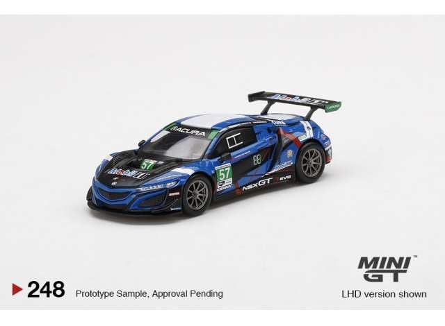 1/64 2020 Acura NSX GT3 EVO #57 IMSA 24 Hrs of Daytona, blue/black