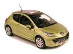 2006 Peugeot 207, yellow lacerta (launching colour)