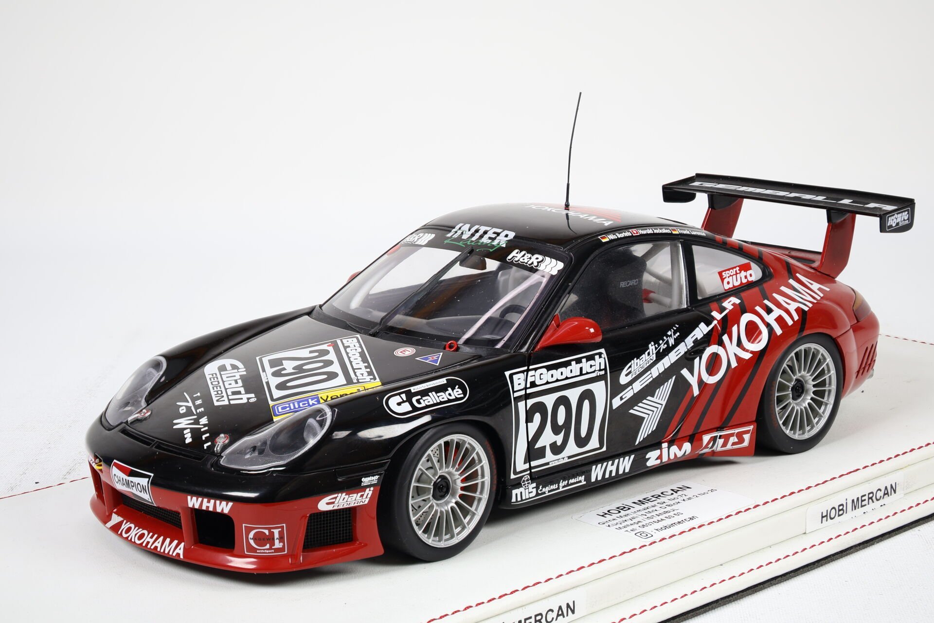 1/18 AUTOART PORSCHE 911 GT3 RS (996) #290  BFGOODRİCH - YOKOHAMA