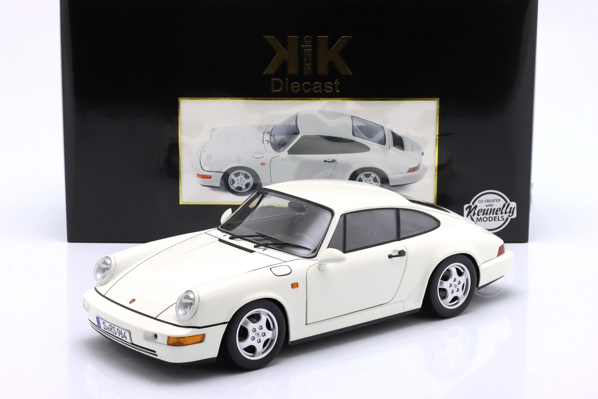 1/12 KK SCALE Porsche 911 (964) RS Year 1992 white / Cup Rims  - KKDC120241C