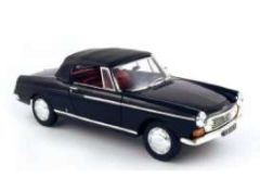 1967 Peugeot 404 Convertible, black with red interior