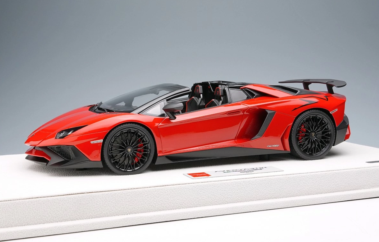 Make Up - Lamborghini Aventador SV Roadster (Rosso Bia)